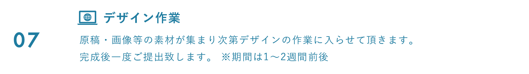 デザイン作業
